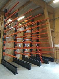 Cantilever charge lourde simple face non chargé