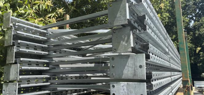  Rack à palettes Elvedi – H 4,20 m – Lisses 2700 mm – 2,2 T – Lot complet