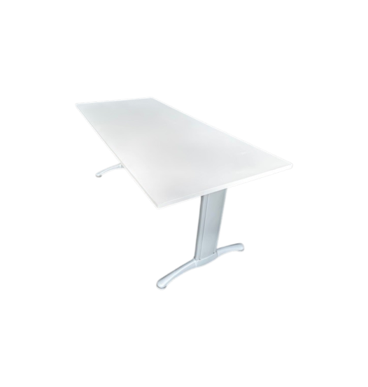 bureau droit blanc 180x80