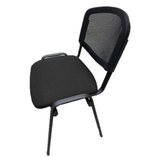 Chaise dossier résille coloris noir