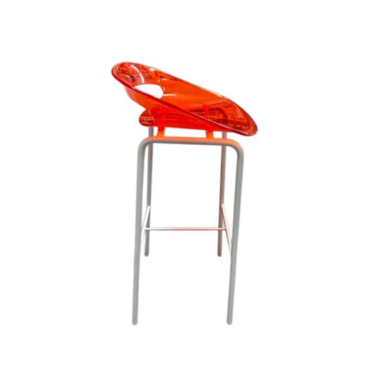Tabouret de bar assise coque, hauteur 77 cm d'occasion