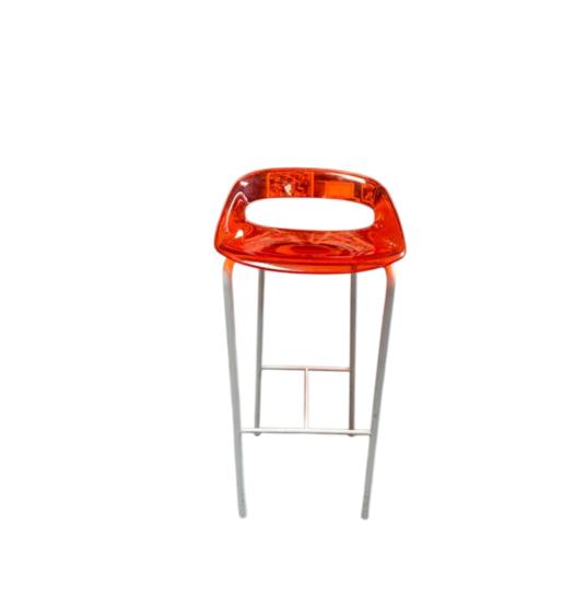 Tabouret de bar assise coque, hauteur 77 cm d'occasion