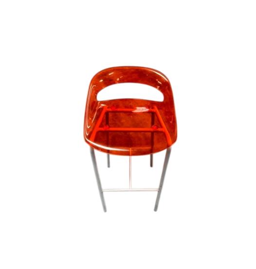 Tabouret de bar assise coque, hauteur 77 cm d'occasion